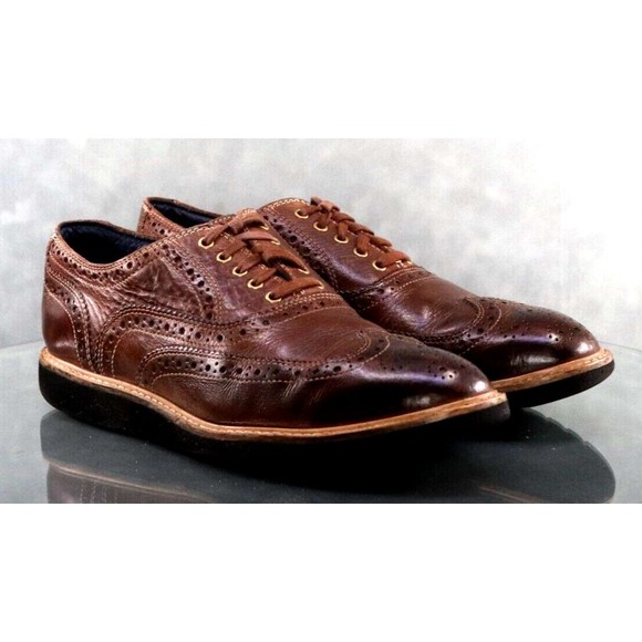 Cole Haan Morris Medallion Men\'s Wingtip Dress Shoes Size 8.5 Brown C11824 main image 10